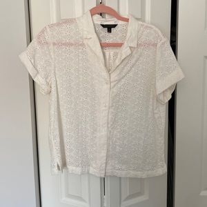 Beach short sleeves top from banana republic
